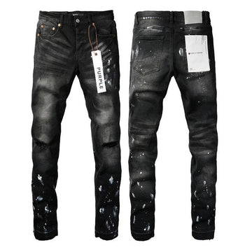 Purple-Brand jeans black-white – маркови дънки, бял и черен деним