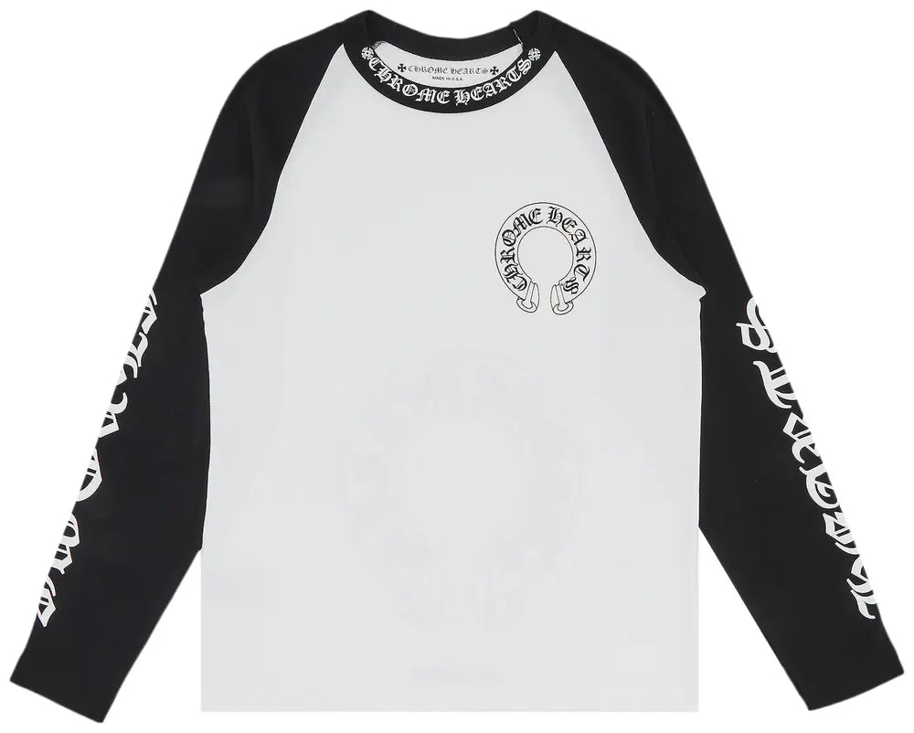 Chrome Hearts Long Sleeve Shirt Black & White блуза