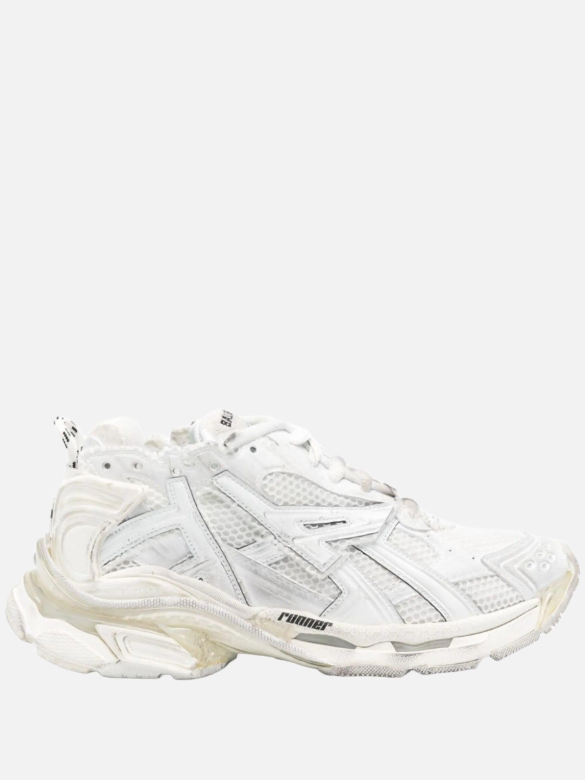 Balenciaga Runner Sneakers Full White
