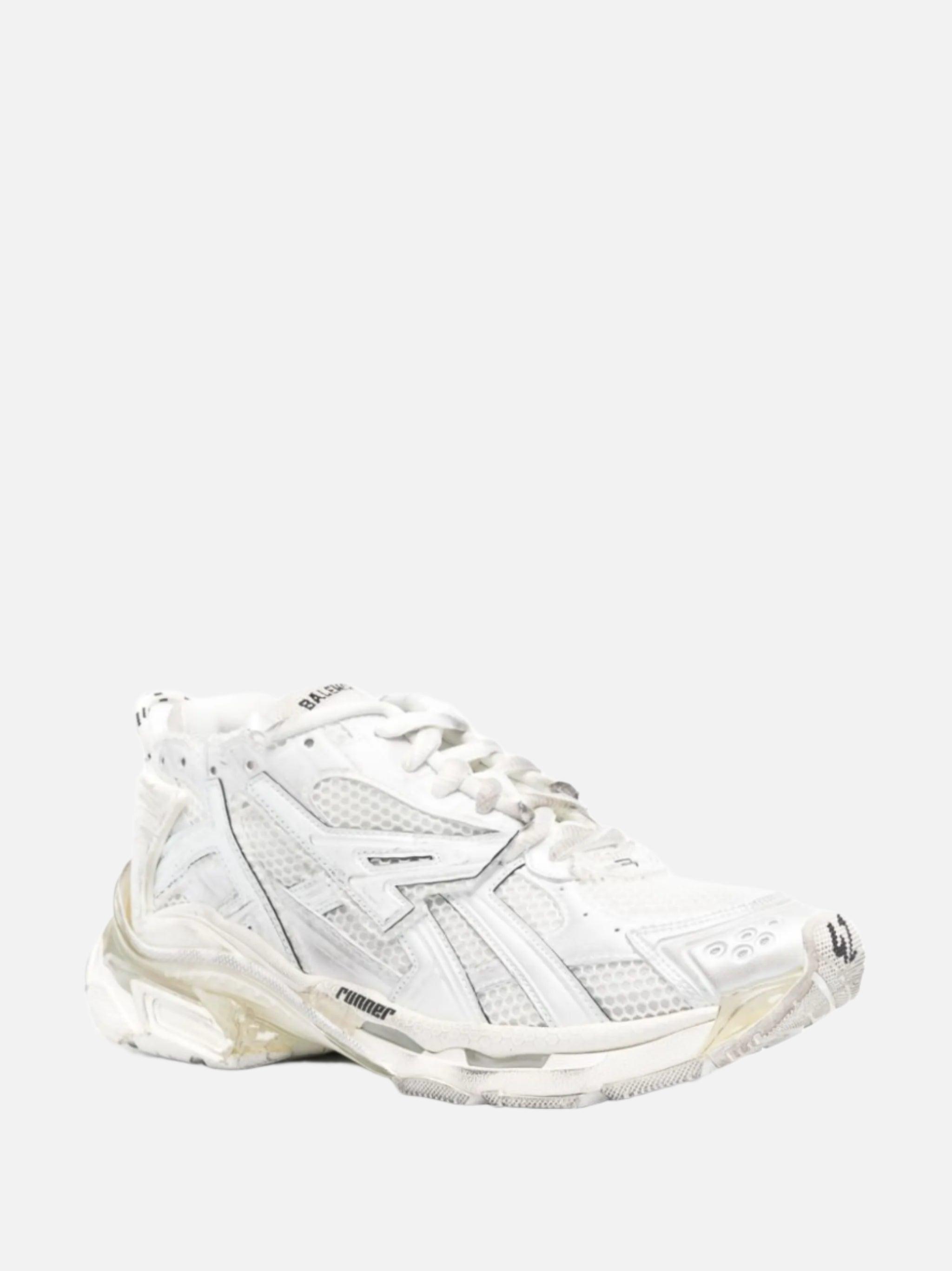 Balenciaga Runner Sneakers Full White
