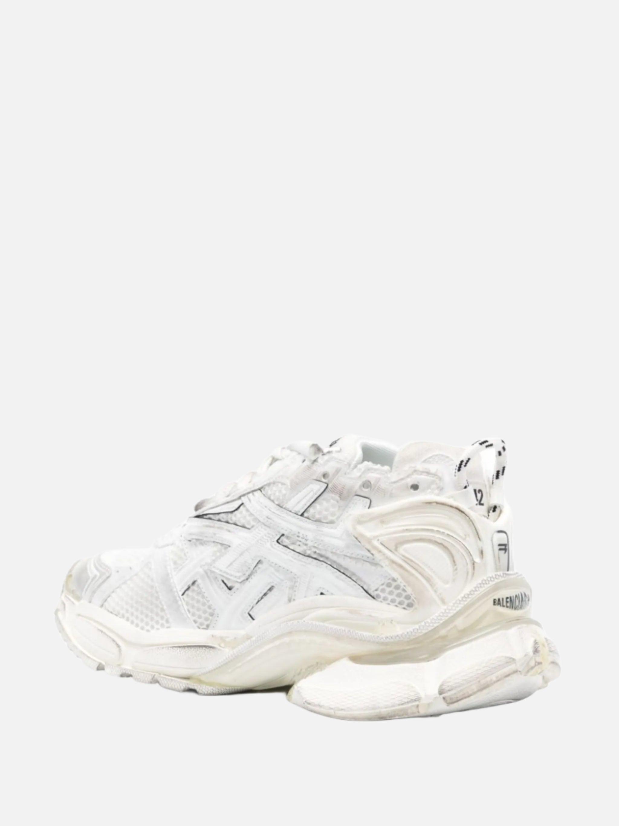Balenciaga Runner Sneakers Full White