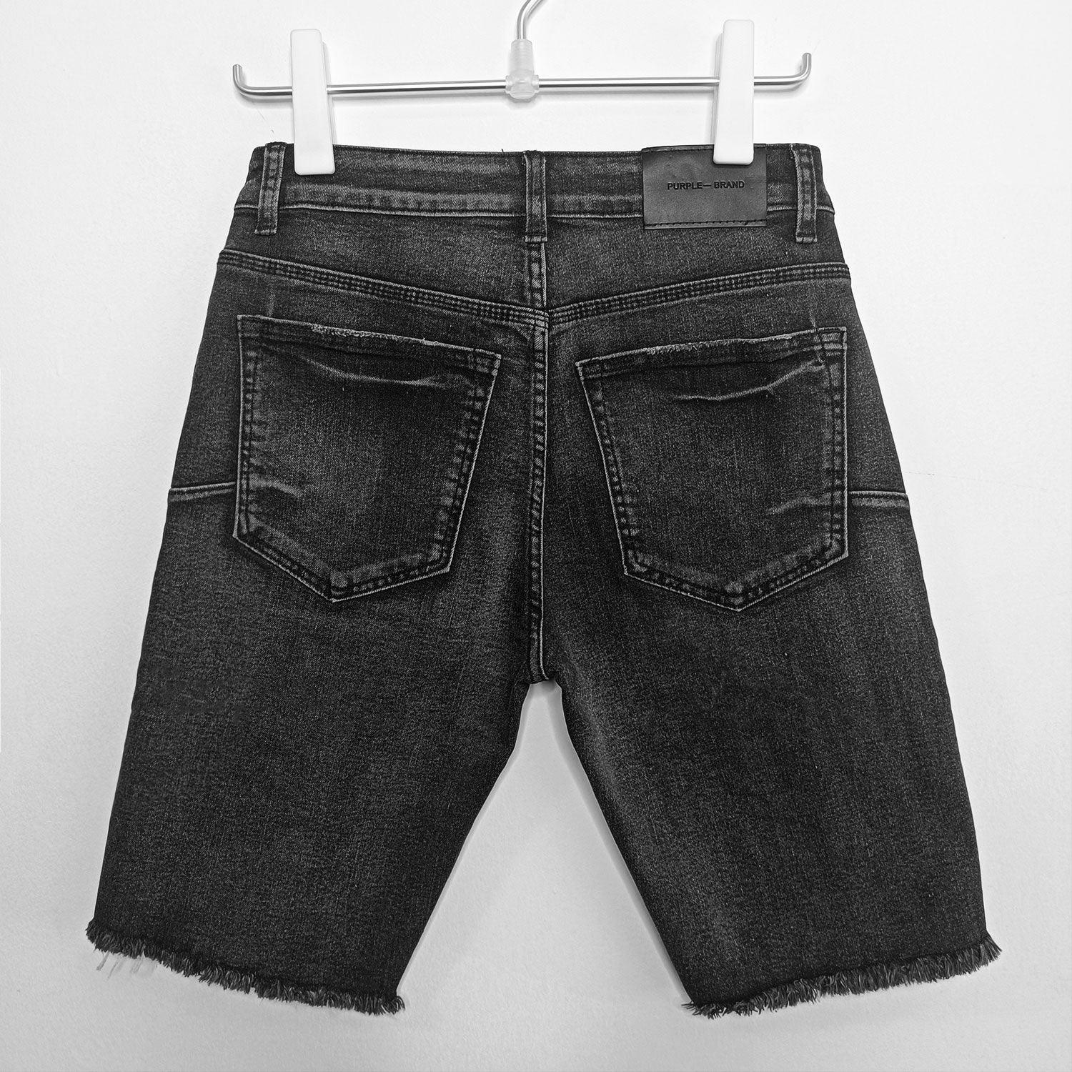 Purple-Brand Jeans Black & Red Short Jeans Къси Дънки