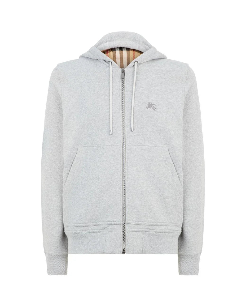 Burberry Zip Up Hoodie Grey суичър