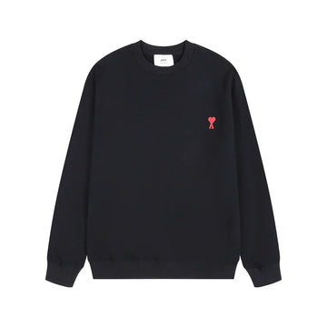 Ami Long Sleeve Shirt Black & Red блуза
