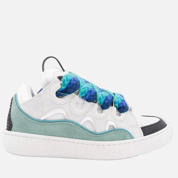 Lanvin White & Green Sneakers