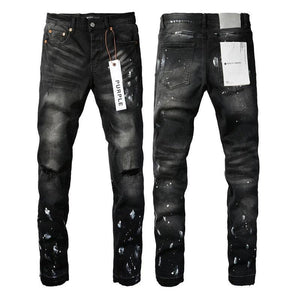 Purple-Brand jeans black-white – маркови дънки, бял и черен деним