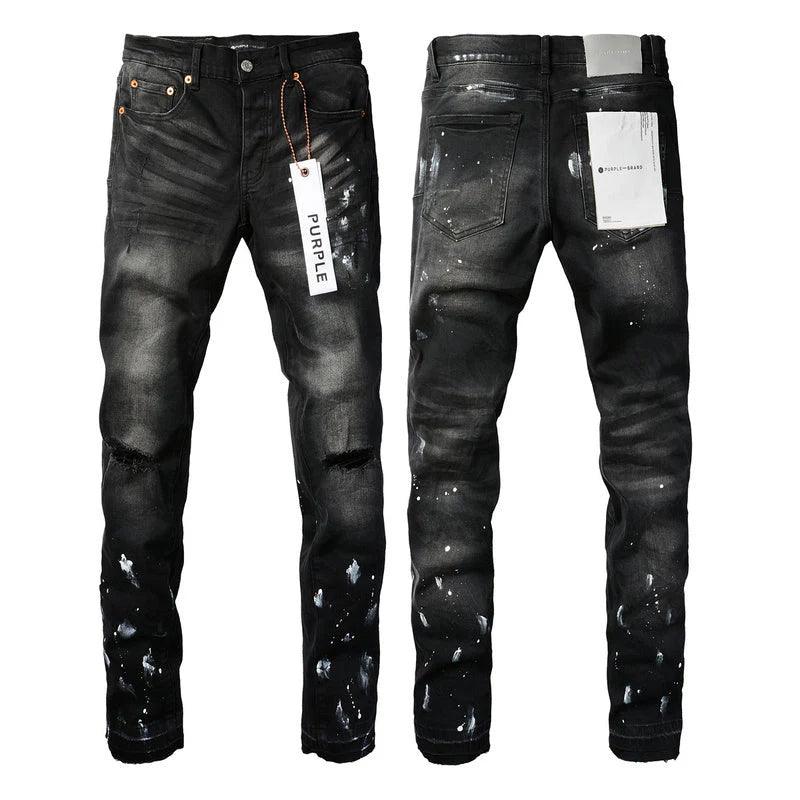 Purple-Brand jeans black-white – маркови дънки, бял и черен деним