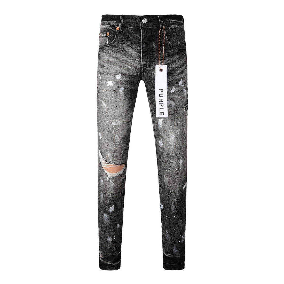 Purple-Brand jeans black-white-2 дънки