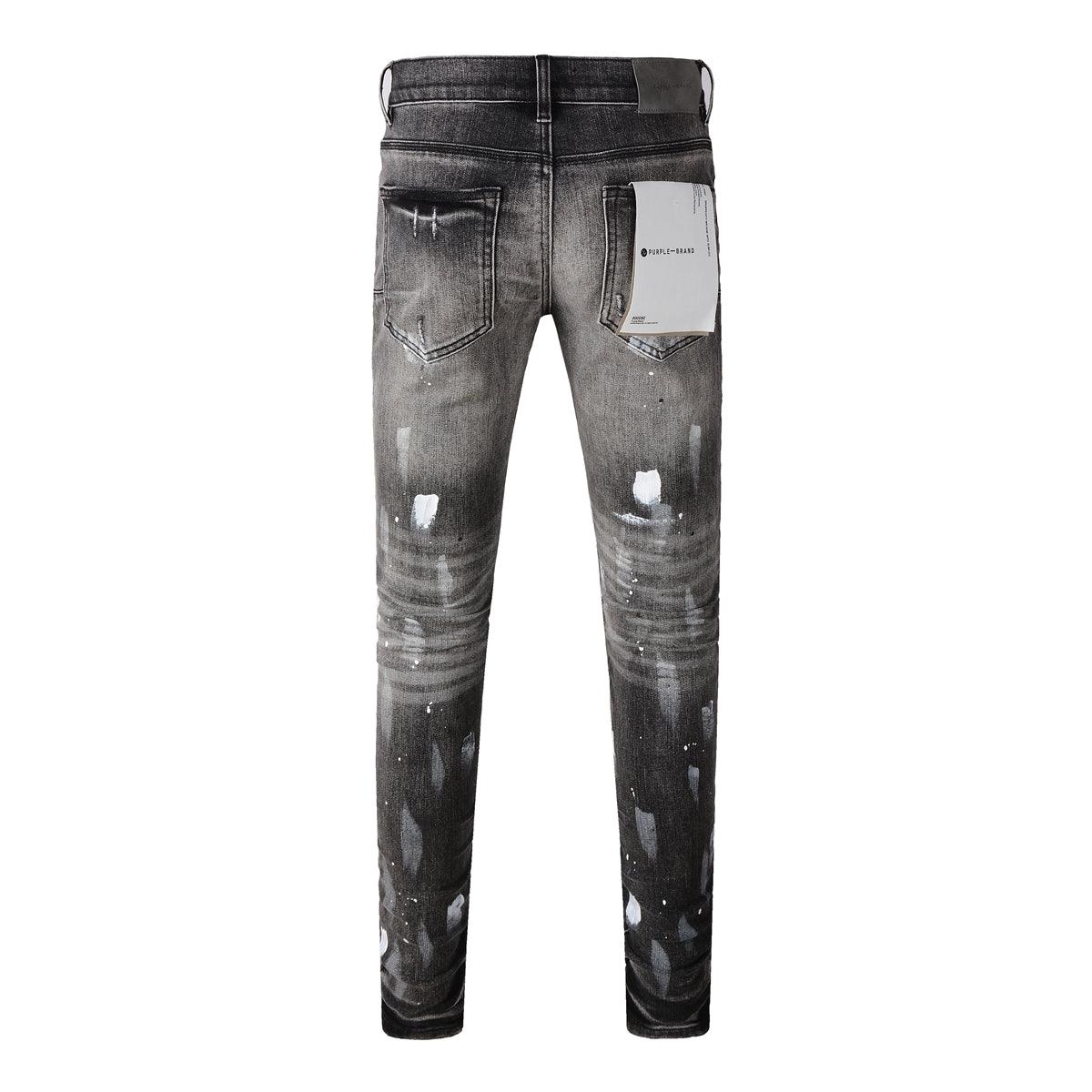 Purple-Brand jeans black-white-2 дънки