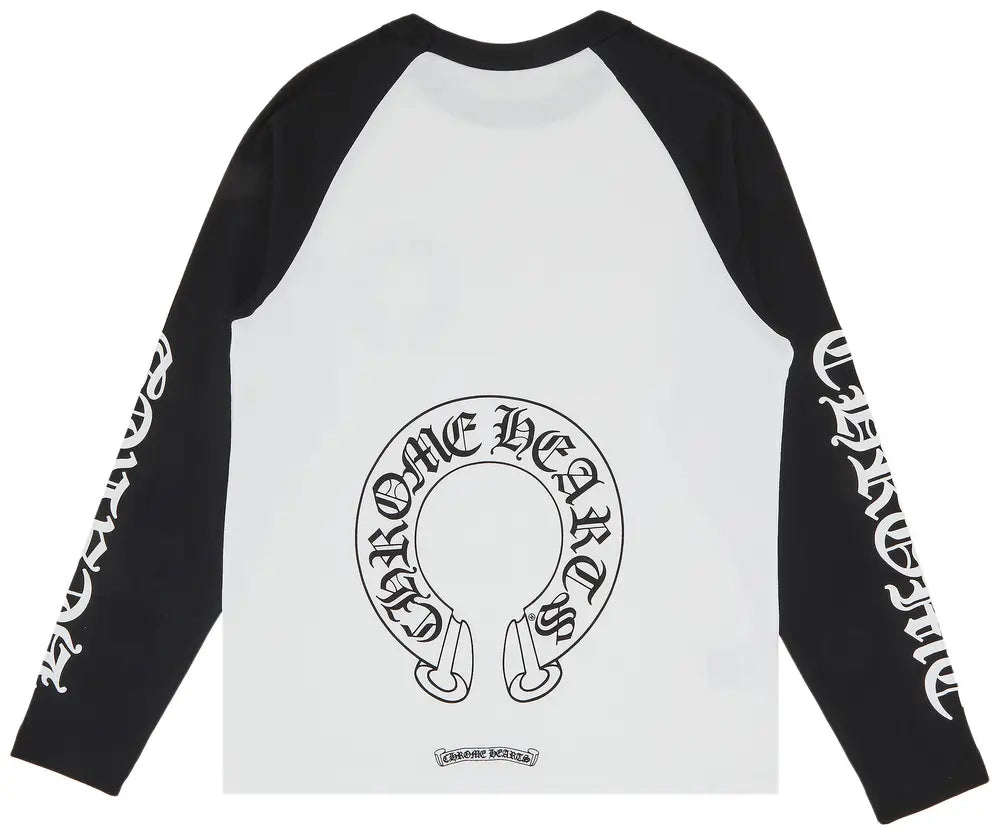 Chrome Hearts Long Sleeve Shirt Black & White блуза