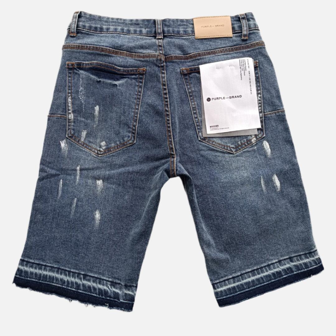 Purple-Brand Short Jeans Blue дънки