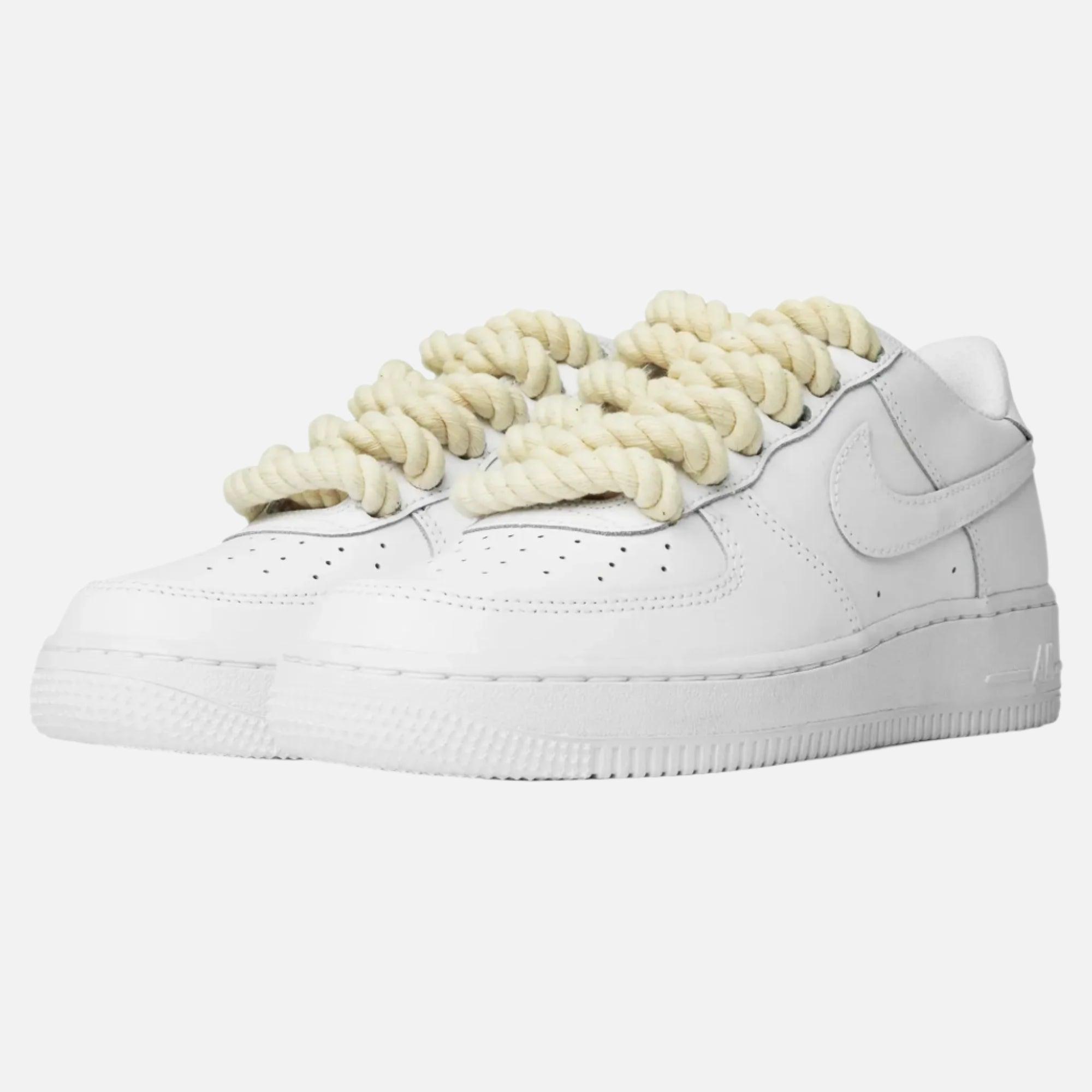 Nike AirForce 1 Beige Ropes