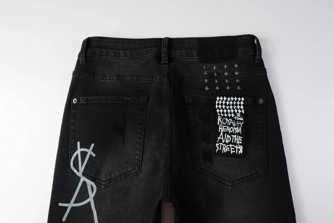 Ksubi Jeans “$” All Black дънки