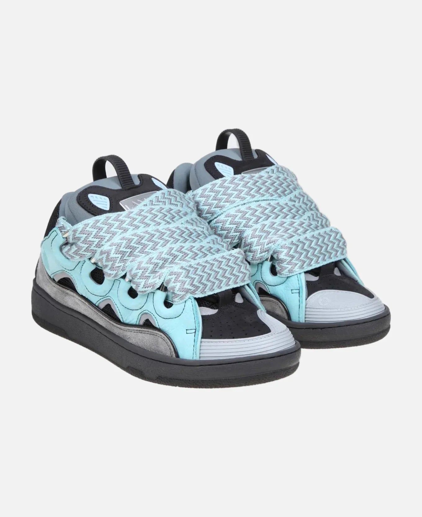 Lanvin Black & Blue Sneakers