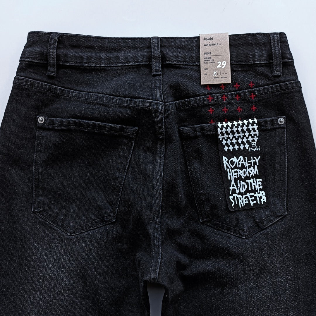 Ksubi Jeans Red Black дънки