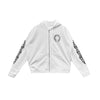 Chrome Hearts White Zip Up суичър