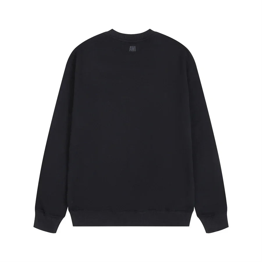 Ami Long Sleeve Shirt Black & Red блуза